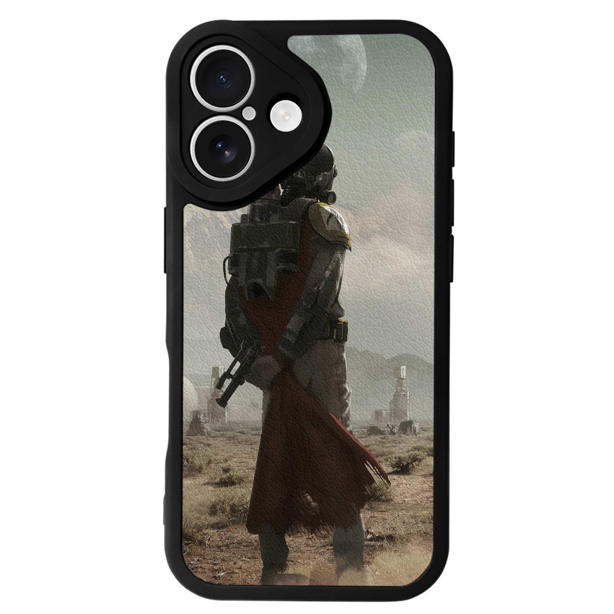 （画像用） スター・ウォーズ Star Wars 【iPhone 16シリーズ対応】シリコンスマホケース（レザー調） 材質：シリコン